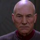 A post-Dominion War-era Jean-Luc Picard in Star Trek: Nemesis, pulling face you’d pull if you had to star in Star Trek: Nemesis.